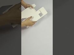 तह कार्डबोर्ड खिलौना पैकेजिंग बॉक्स, पीवीसी खिड़की के साथ बच्चों के गुड़िया शिपिंग बॉक्स