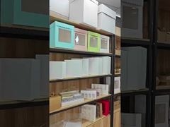 कस्टम इको फ्रेंडली फूड फोल्डर बॉक्स केक चॉकलेट कॉफी के लिए सीएमवाईके/पैनटोन प्रिंटिंग