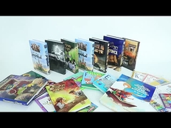 ग्रेड हार्डकवर आर्ट बुक प्रिंटिंग ऑफसेट राइट एंगल कोनों के साथ