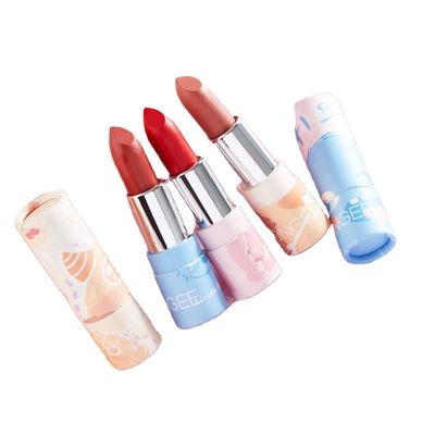 गुणवत्ता  Twist Up Cosmetic Paperboard Lip Balm Tubes Reusable Biodegradable फैक्टरी